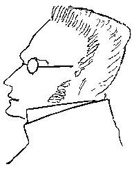 Stirner in un disegno di F. Engels