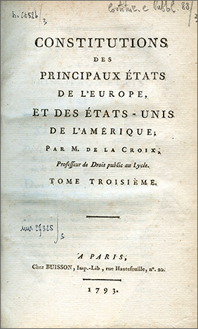 frontespizio del terzo volume