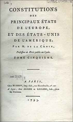 frontespizio del quinto volume