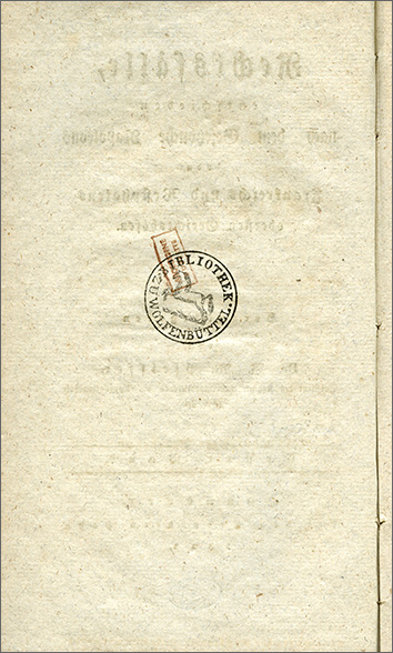 verso del frontespizio