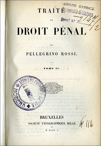 frontespizio del secondo volume