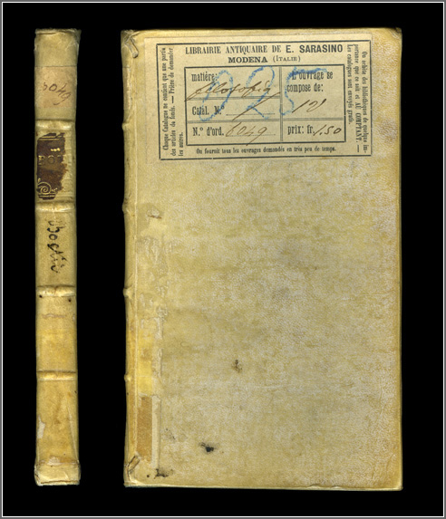 dorso e piatto anteriore