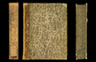 mezza pelle e carta decorata su cartone, prima metà del XIX secolo
