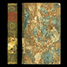 mezza pelle e carta decorata su cartone, inizio XIX secolo
