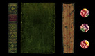 pergamena rigida colorata, fine XVII inizio XVIII secolo