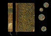 mezza pelle e carta decorata su cartone, seconda metà del XIX secolo