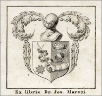 ex libris di Giuseppe Moretti